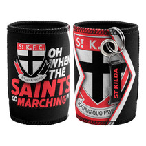 St Kilda Saints Can Cooler + Bottle Opener Pack