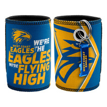 West Coast Eagles Can Cooler + Bottle Opener Pack