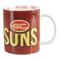 Gold Coast Suns 11oz Team Song Mug