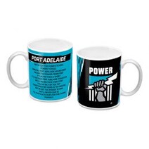 Port Adelaide Power AFL Logo and Song Mug