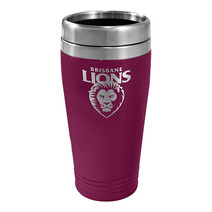 AFL S/Steel Travel Mug Brisbane Lions