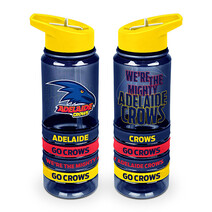 Adelaide Crows AFL Tritan Bottle & Wrist Bands