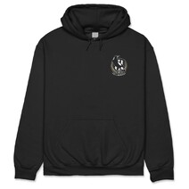 Collingwood Magpies AFL 2023 Adults Premiers Grange Captain Coach  Hoodie | Black