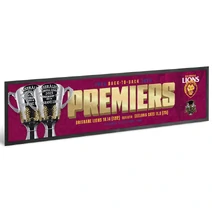 BRISBANE LIONS PREMIERS BAR RUNNER PH1