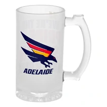 Adelaide Crows AFL Frosted Stein 500ml