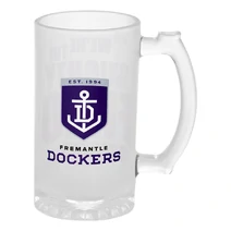 Fremantle Dockers AFL Frosted Stein 500ml
