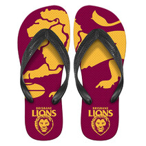 Brisbane Lions AFL Beach Thongs