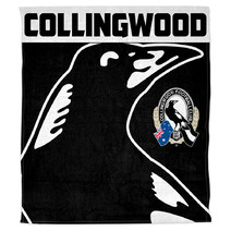 AFL Polar Fleece Rug Collingwood Magpies