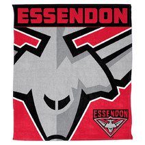 AFL Polar Fleece Rug Essendon Bombers