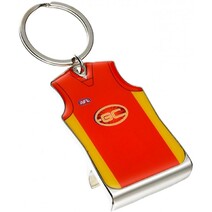 AFL Guernsey Bottle Opener Gold Coast Suns