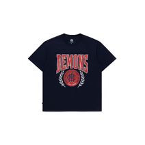 Melbourne Demons AFL Mens Graphic Arch Tee | Navy