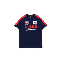 Melbourne Demons AFL Mens Throwback Graphic Tee