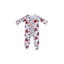Melbourne Demons AFL Baby Cloud Puff Romper | GREY