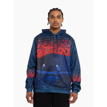 Melbourne Demons AFL Mens Indigenous Lightweight Hoody