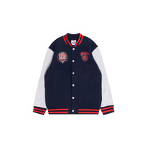 Melbourne Demons AFL Youth Varsity Fleece | GREY MARLE