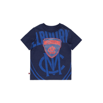 Melbourne Demons AFL Youth Oversize Crop Logo Tee