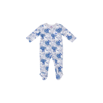 North Melbourne Kangaroos AFL Baby Cloud Puff Romper | GREY