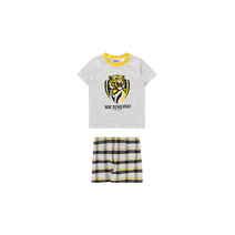 Richmond Tigers AFL Kids PJ Check Set