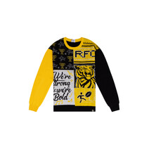 Richmond Tigers AFL Adults Ugly Crew Sweater | BLACK