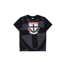 St Kilda Saints AFL Kids Oversize Crop Logo Tee