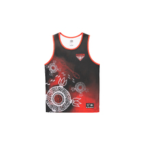 St Kilda Saints AFL Mens Indigenous Training Singlet