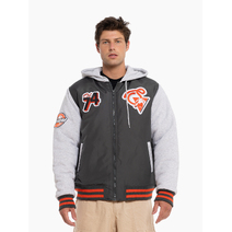 Sydney Swans AFL Mens Patchworks Bomber Jacket | BLACK