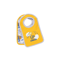 West Coast Eagles AFL Baby 2 Bib Pack | Yellow/ Grey