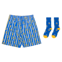 West Coast Eagles AFL Mens Boxer Shorts & Sock Gift Set