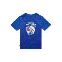 Western Bulldogs AFL Youth Oversize Crop Logo Tee