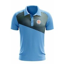 Melbourne City FC ALeague Mens Geo Strike Polo