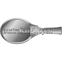 AO 2014 Lapel Pin Racquet