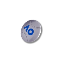 Australian Open 2D Tennis Ball Silver Pin