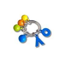 Australian Open Coloured Tennis Ball Charm Keyring