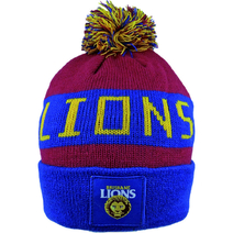 Brisbane Lions AFL Bar Beanie