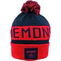Melbourne Demons AFL Bar Beanie