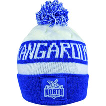 North Melbourne Kangaroos AFL Bar Beanie
