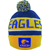 West Coast Eagles AFL Bar Beanie