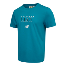 Brisbane Heat 25/26 BBL New Balance Adults Travel Tee | Teal