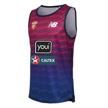 Brisbane Lions AFL NEW BALANCE Mens Training Singlet | Maroon