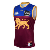 Brisbane Lions 2025 AFL NEW BALANCE Mens Home Guernsey