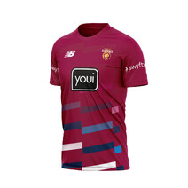 Brisbane Lions 2025 AFL NEW BALANCE Mens Coaches Training Tee | MAROON