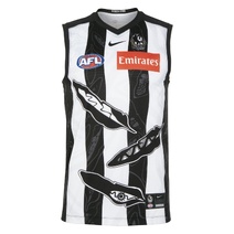 Collingwood Magpies 2022 NIKE AFL Youth Indigenous Dreamtime Guernsey | Black/White