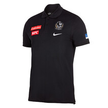Collingwood Magpies NIKE AFL Mens Dri Fit Polo | Black