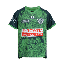 Canberra Raider 2026 NRL UNDER ARMOUR Youth Run Out Tee | Green