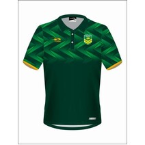 Australian Kangaroos 2025 CLASSIC Mens Media Polo | Green