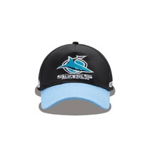 Cronulla Sharks NRL Mens 2025 Media Cap | Black/Sky