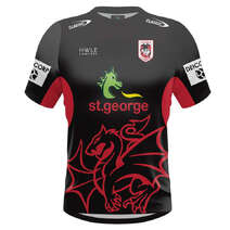 St George Dragons Classic Mens Warm Up Top