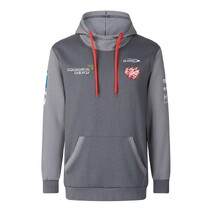 St George Illawarra Dragons NRL Mens 2025 Pullover Hoodie | Grey