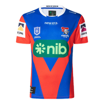 Newcastle Knights NRL 2025 Mens Home Guernsey | Blue/Red