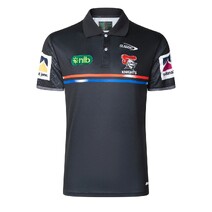 Newcastle Knights NRL 2025 Mens Media Polo  Blk | Ryl